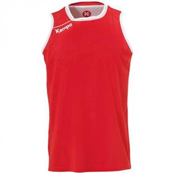 Camiseta Sin Mangas Reversible Kempa para Niños Roja y Blanca F03 116