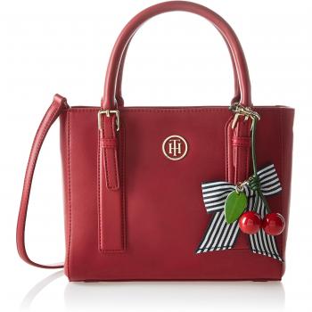 Tommy Hilfiger Cherry Small, Bolsa para Mujer, Multicolor
