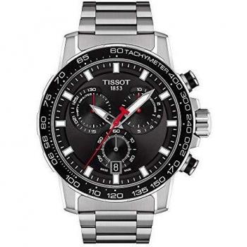 Tissot Supersport Chronograph Men's Watch T125.617.11.051.00, 44.5mm, Black, One Size