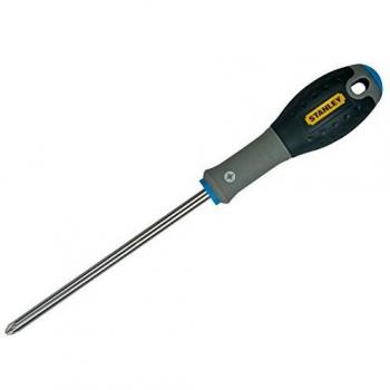 Stanley FMHT0-62646 Destornilladores FatMax INOX Philips PZ1 X 100mm, Black/Yellow