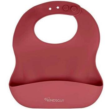 Bavaglino de Silicona Altrosa con Recogedor, BPA-Free para Bebés y Niños Pequeños
