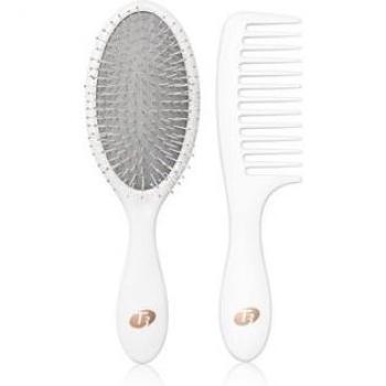 T3 Detangle Duo Unisex Detangling Brush and Shower Comb Set