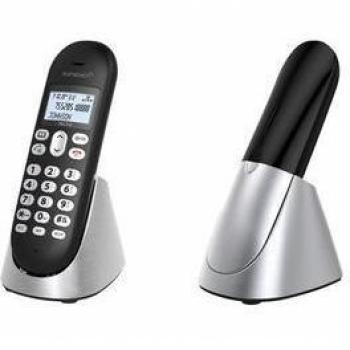Sunstech DECT10SL - Teléfono inalámbrico, color plata