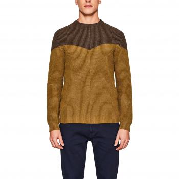 ESPRIT 117ee2i006, Suéter para Hombre, Verde