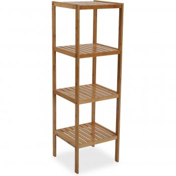 Estantería de Baño Versa Bambú (33 x 110 x 34 cm)