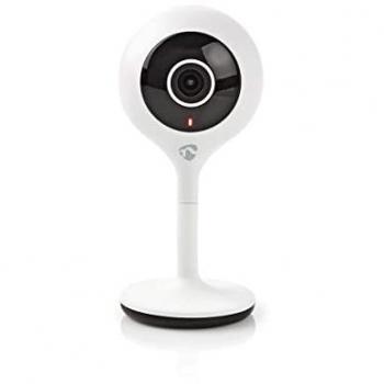 Cámara de Seguridad Inteligente Nedis SmartLife para Interior | Wi-Fi | 1920x1080 | Visión Nocturna | Almacenamiento en la Nube (opcional) / microSD (no incluido) | Blanca
