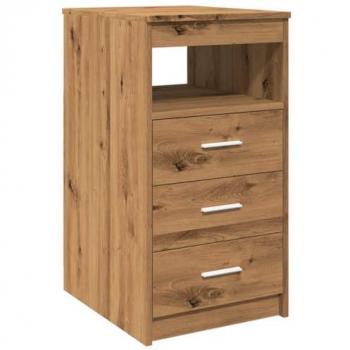 Cajonera de Madera de Ingeniería Roble Artisan 40x50x76 cm