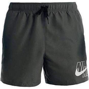 Nike Men's Swim Logo Lap 5 Volley Shorts - Gray, Size S