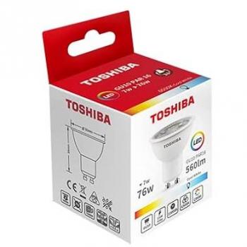 Bombilla LED Toshiba GU10 7W 6500K Eficiencia Energética