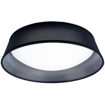 Plafón LED integrado Nordica blanco 3 bombillas 11cm, tipo de producto: plafón de techo, características: diseño cilíndrico, medidas de 45 cm, incluye 3 luces E27, material acrílico