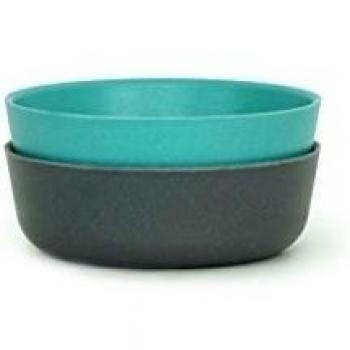 BIOBU by EKOBO 35922 Bambino 2-unidades China-Trends esaho, 15 x 5 cm de diámetro, azul/gris