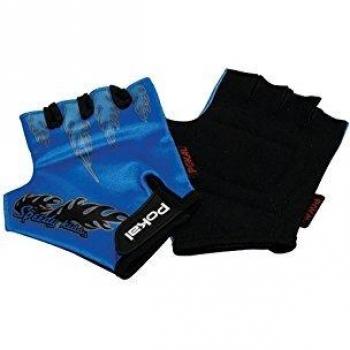 Pokal 44802 Guantes, niños, Azul, 8