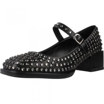 Mocasines Bailarinas con Tacón para Mujer Noa Harmon Cherie 9843-0006 Negro Talla 39