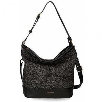 Pepe Jeans Bolsa De Mensajero Unisex, Negro, Tamaño Único