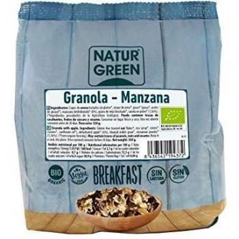 NaturGreen Granola Mazana Sin Gluten Bio 350g