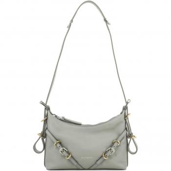 Givenchy Women's Grey Leather Voyou Mini Shoulder Bag - One Size