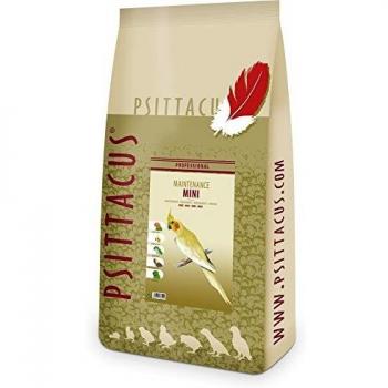 Psittacus Mini 12 kg | Pienso Completo para Ninfas, Cotorras y Cacatúas | Alimento Premium para Aves | 100% no-GMO