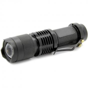 ArktisPRO Táctica LED linterna aluminio negro