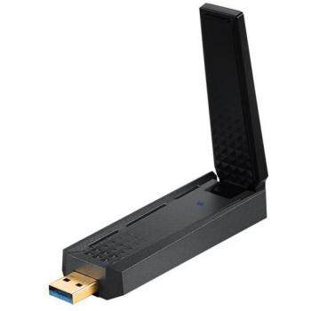 Adaptador de Red Inalámbrico MSI AXE5400 USB - Dongle WiFi 6E Tri-banda