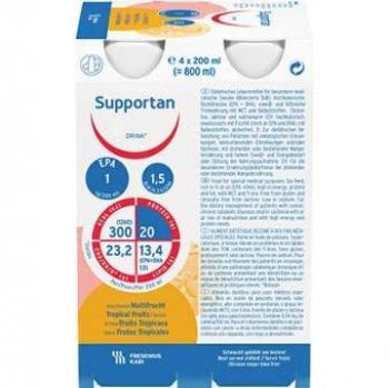 supportan® Drink Mixta cartón/2 Deliciosos sabor de direcciones - Vaso y sonda para alimentos Tumor Pacientes - 24 easydr Inks