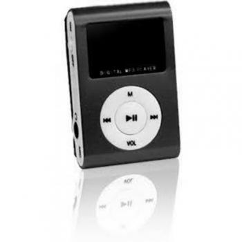 Setty LCD MP3 Player with Headphones - Black
