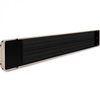 Calefactor por radiación de luz negra Trotec IRD 1800 - Radiador Infrarrojo para Exteriores, Potencia de 1.800 W, IP55 Clase de protección