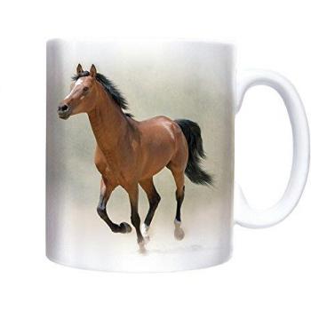 Rojo taza de caballo Caballos, Graceful Gallop, talla única