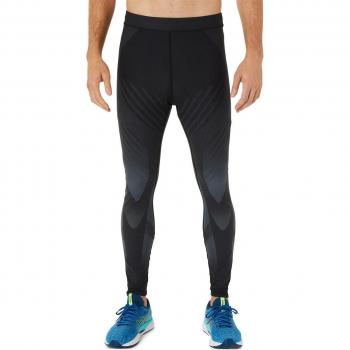 Asics - Mallas largas de running para hombre Metarun Azul (XL)
