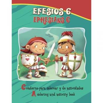Cuaderno Bilingüe de Colorear y Actividades Efesios 6: La Armadura de Dios en Español e Inglés