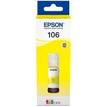 Epson 106 70ml Amarillo cartucho de tinta - Cartucho de tinta para impresoras válido para EPSON EcoTank ET-7700 / ET-7750