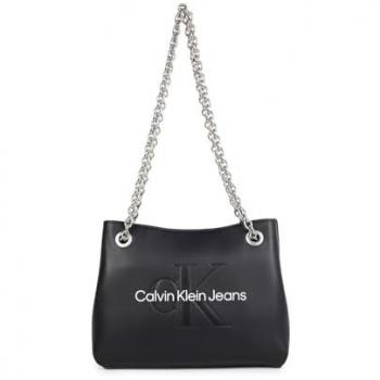 Calvin Klein Jeans Sculpted Adjustable Strap Shoulder Bag, Black, One Size