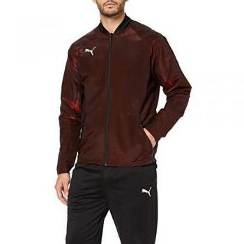 PUMA Ftblnxt Pro Jacket Chaqueta De Entrenamiento, Hombre, Negro Black/Red Blast, XXL