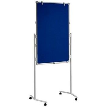 Pizarra de Moderación Profesional 120x75 cm Textil/Blanco y Azul