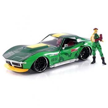 Hollywood Ride Chevrolet Corvette Stingray with Cammy Figure - 1:24 Scale Collectible Model Car