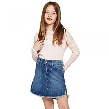 Pepe Jeans - Falda Sadie Dot Junior Color: 000 Denim Talla: T.14