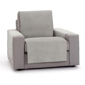 Funda para Sofá Eysa Mid Gris Claro 100 x 110 x 55 cm - Práctica y Ajustable para 1 Plaza