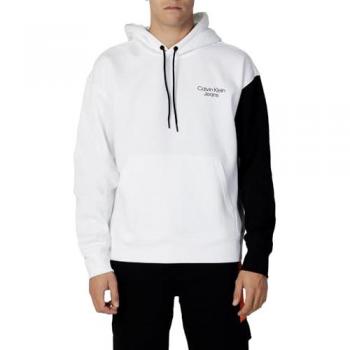 Sudadera Hombre Calvin Klein J30J321892 Colorblock Gris Algodón S