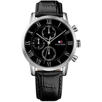 Reloj Tommy Hilfiger Hombre Quarzo Multi-Cuadrante con Cinturón de Piel 1791401 (44mm) Zilverkleurig