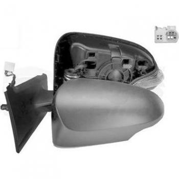 Espejo retrovisor VAN WEZEL 5437815, tipo: espejo retrovisor, características: diseño específico para vehículos, ajuste manual o eléctrico (dependiendo de la variante), incluye soporte de montaje, acabado en color negro, cristal conv