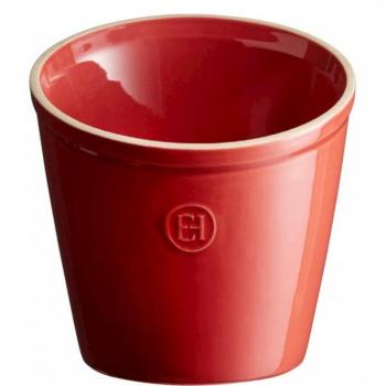 Emile Henry Grand Cru Red Ceramic Utensil Pot [340218]
