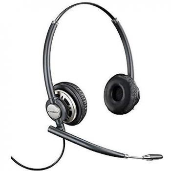 Plantronics EncorePro, estereofonico, Abrir, Con cables, Plata/Negro, PC
