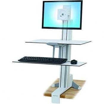 Ergotron WorkFit-S Dual Work-Surface Stand for LCD Displays 24-Inch