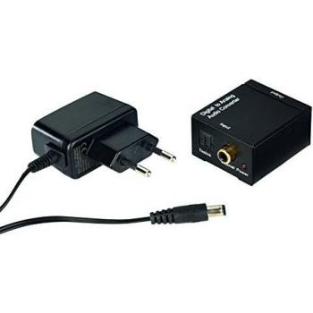 Hama AC80 Negro convertidor de audio - Conversor de audio