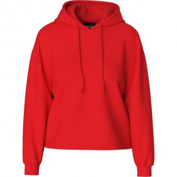 Sudadera con capucha para mujer Pieces Chilli, lisa y sin detalles