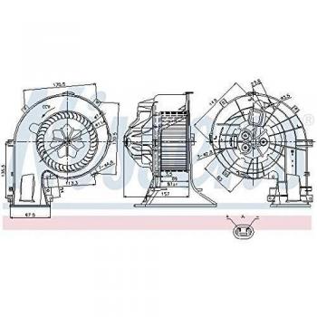 Nissens 87025 Ventilador Habitáculo