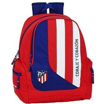 Safta 612045662 Mochila Grande Adaptable a Carro, niño Atlético de Madrid, Rojo, Blanco, Azul