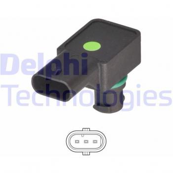 Sensor de presión de sobrealimentación DELPHI PS20062-12B1 para MERCEDES-BENZ: Classe C, Classe A, Classe GLA, Classe CLA, Classe B, Classe GLC