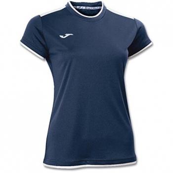 Joma Katy - Camiseta para Mujer, Color Azul Marino/Blanco, Talla L