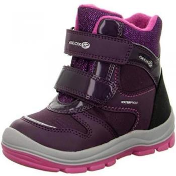 Geox Bebé niña Botas de Nieve TRIVOR Girl WPF, niña Botas,Botas de Invierno,Botas térmicas,moonboots,canadienses,Purple/Fuchsia,21 EU / 4.5 UK Child