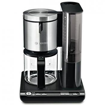 Bosch TKA8633 Styline Cafetera de Goteo Automática Independiente 1.25L 15 Tazas 1100W Negra/Inox